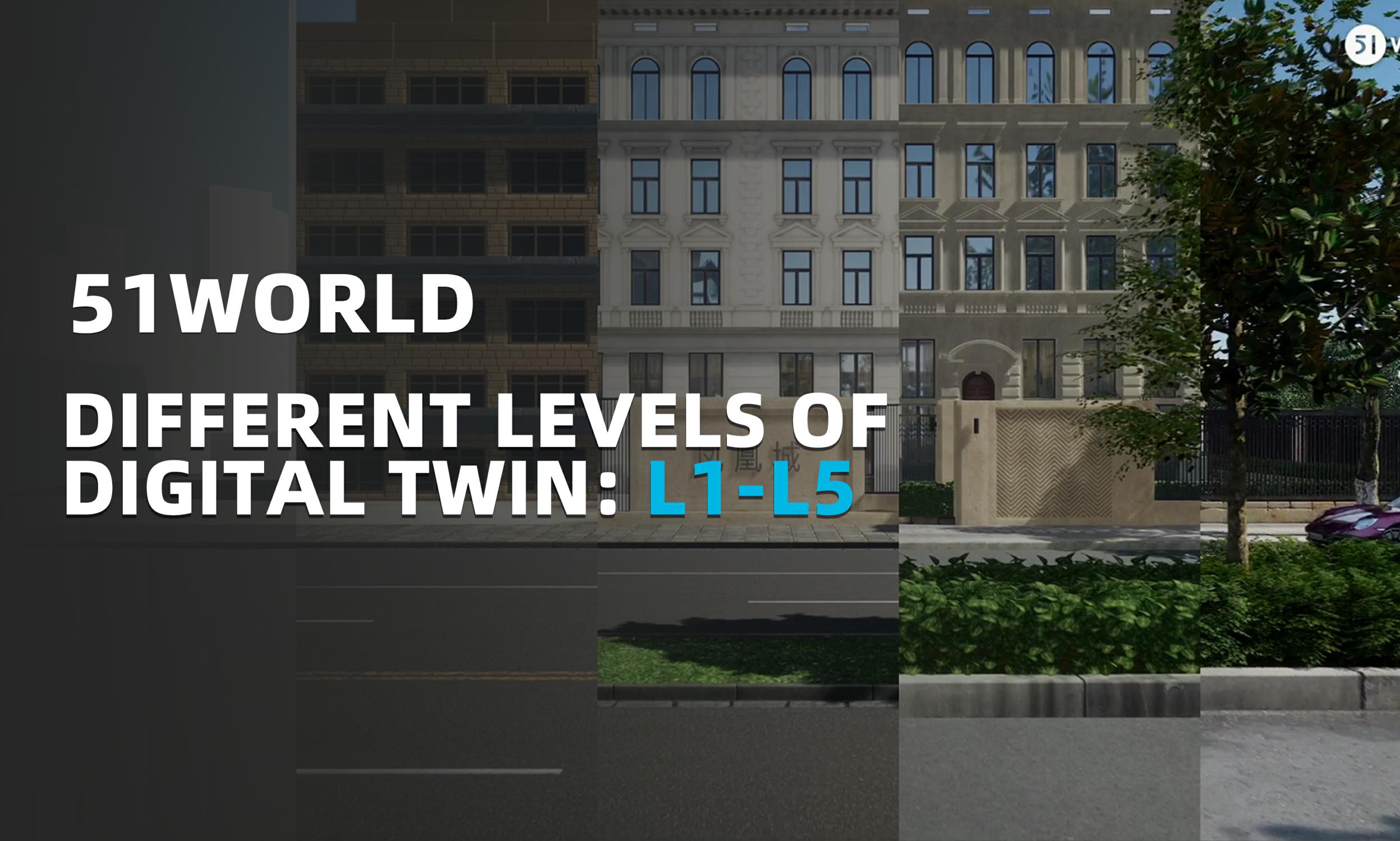 Different Levels of Digital Twin: L1-L5